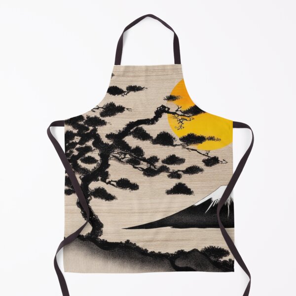 Item preview, "Solitude at Mount Fuji: A Bonsai's Sunset Reverie" designed and sold by 9000MilesToHome.