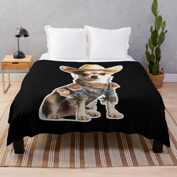 Item preview, Chihuahua Howdy Cowboy Western Howdy Partner Dogs Art designed and sold by TeeTopiaa.