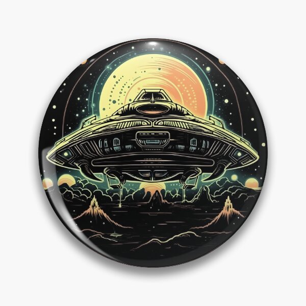 Item preview, Psychedelic UFO designed and sold by meshhead.