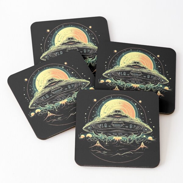 Item preview, Psychedelic UFO designed and sold by meshhead.