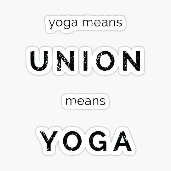 Item preview, Yoga Means Union Means Yoga  designed and sold by zoom in  design.