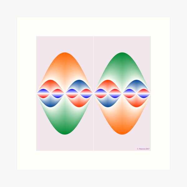 Sinusoidal Symmetry Art Print