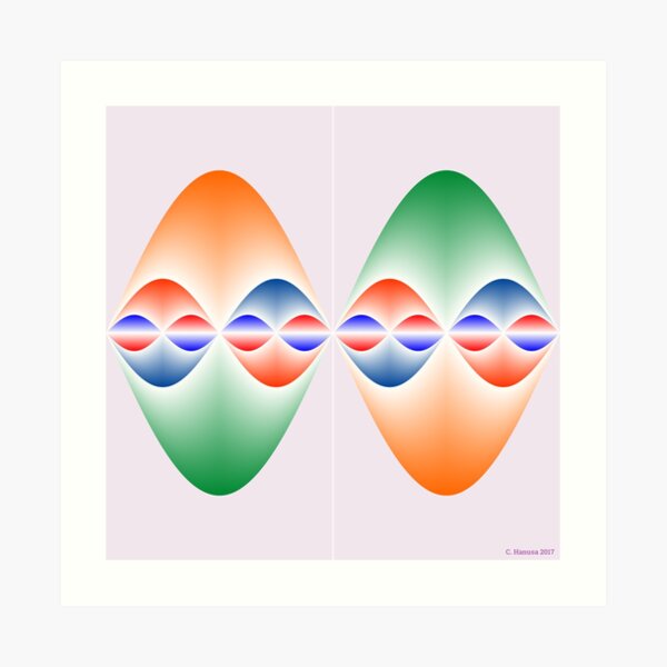 Sinusoidal Symmetry Art Print