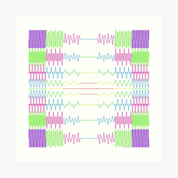 Compositions Composition - A Mathematical Image Art Print