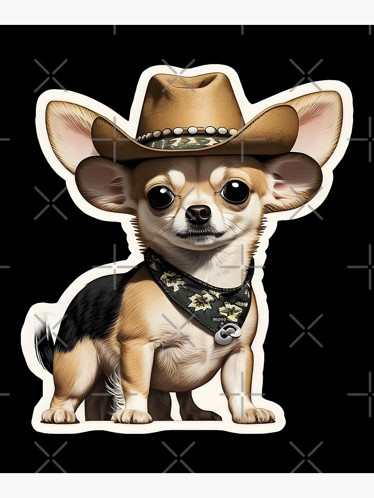 Chihuahua with outlet cowboy hat