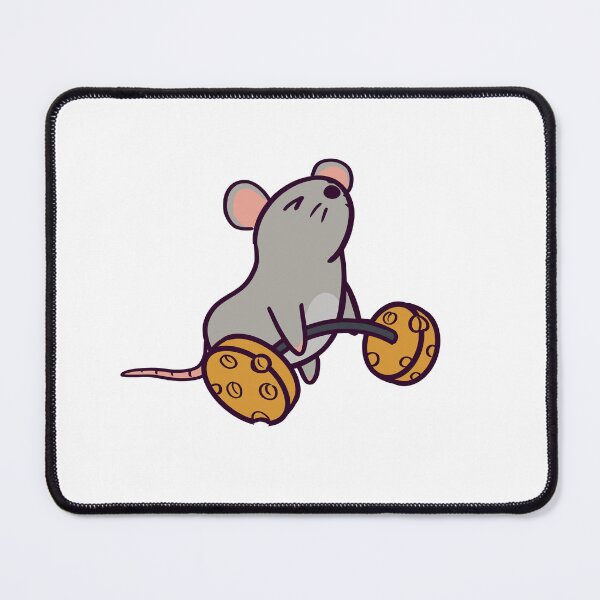 Item preview, Cute Gym Rat Deadlifting designed and sold by ThumboArtBumbo.