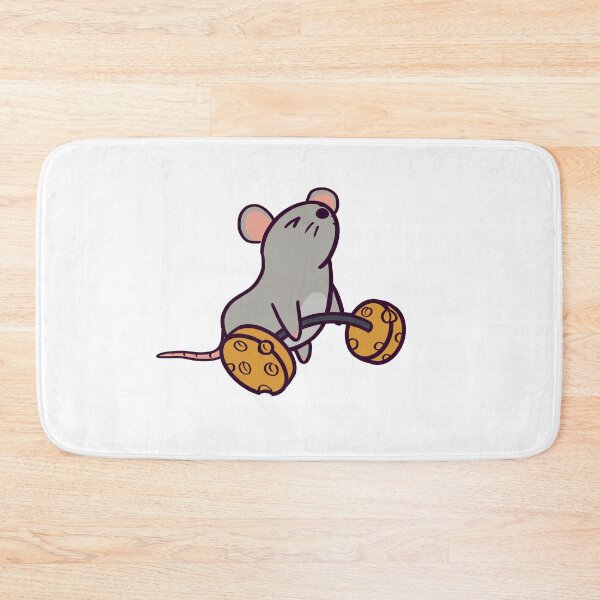 Item preview, Cute Gym Rat Deadlifting designed and sold by ThumboArtBumbo.