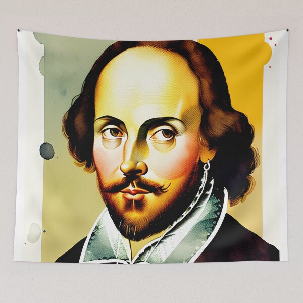 Item preview, William Shakespeare Art: Watercolor 3 designed and sold by OutofFocusShop.