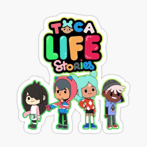 toca boca birthday Sticker for Sale by Alexa