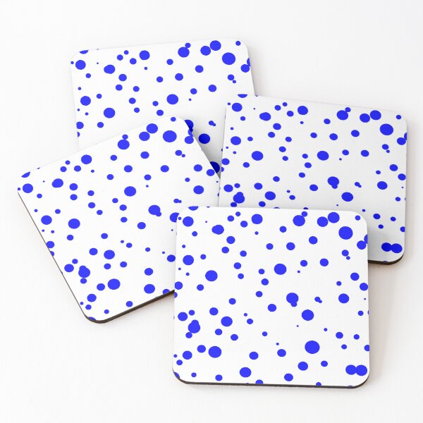 Item preview, Random Dots Repeat Blue on White 5748 designed and sold by Art in My Loft.