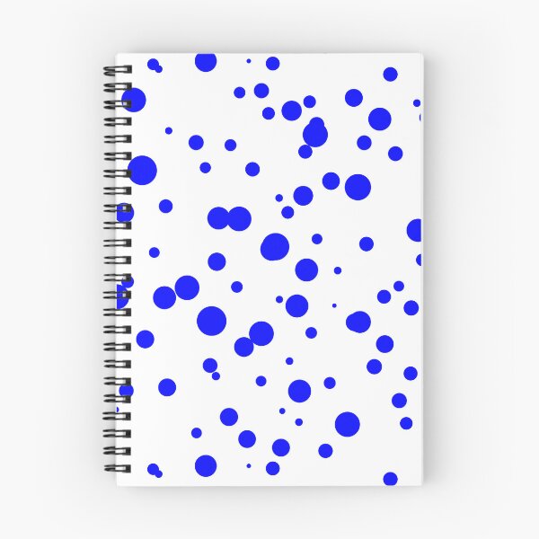 Item preview, Random Dots Repeat Blue on White 5748 designed and sold by Art in My Loft.