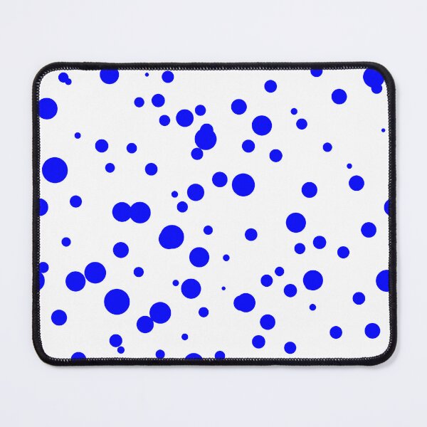 Item preview, Random Dots Repeat Blue on White 5748 designed and sold by Art in My Loft.
