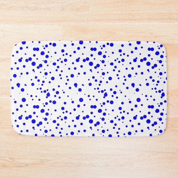 Item preview, Random Dots Repeat Blue on White 5748 designed and sold by Art in My Loft.