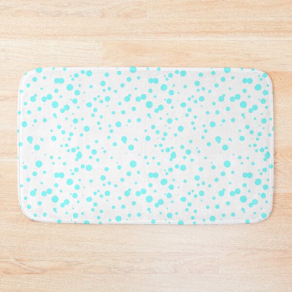 Artikelvorschau, Random Dots Repeat Light Cyan on White 5748 entworfen und verkauft von Art in My Loft.