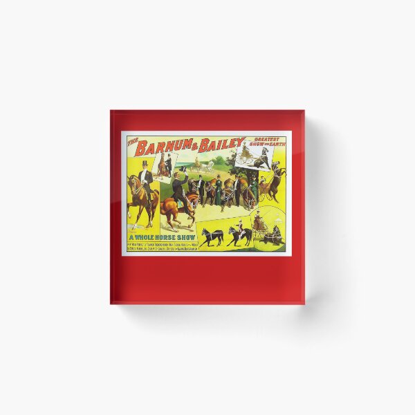 Item preview, BARNUM and BAILEY CIRCUS : Vintage Horse Show Advertising Print designed and sold by posterbobs.