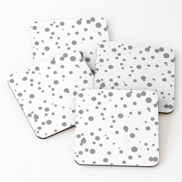 Item preview, Random Dots Repeat Grey on White 5748 designed and sold by Art in My Loft.