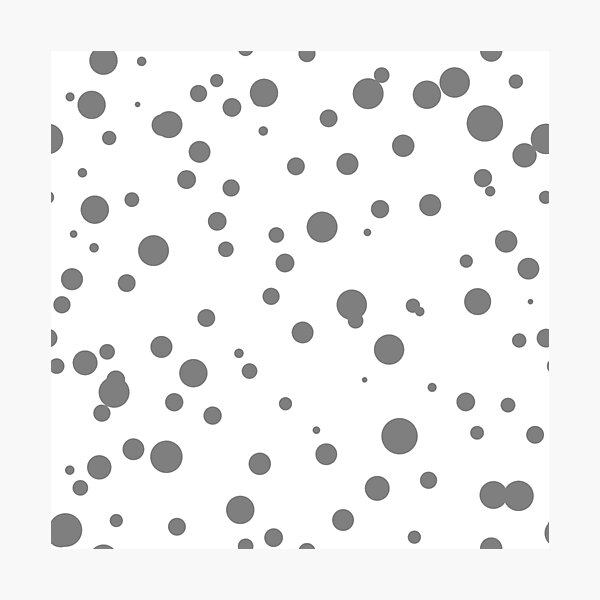 Item preview, Random Dots Repeat Grey on White 5748 designed and sold by Art in My Loft.