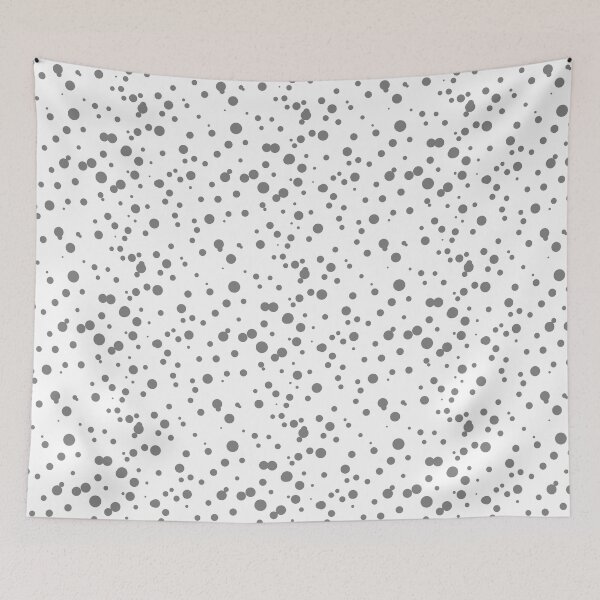 Item preview, Random Dots Repeat Grey on White 5748 designed and sold by Art in My Loft.