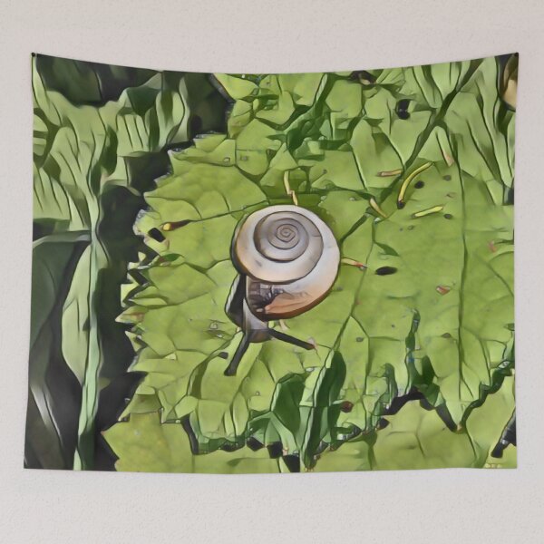 Item preview, Sleepy Snail In Retro Pop designed and sold by Fearless-Fox.