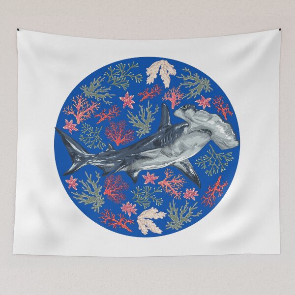 Item preview, Hammerhead shark designed and sold by addict2reading.
