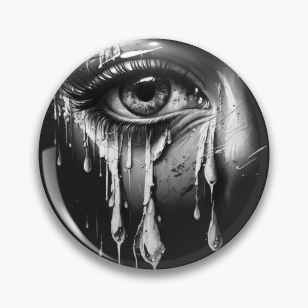 Item preview, Crying Eyes Black and white designed and sold by Art Genix.