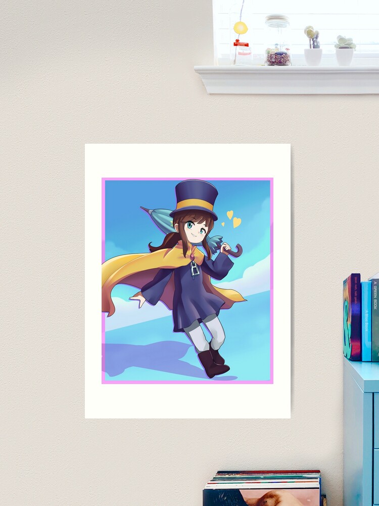 a hat in time video game art Art Print for Sale by mallaksobek