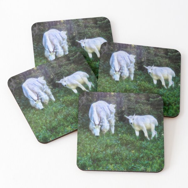 Item preview, Mother and Kid mountain Goats designed and sold by Kathy Weaver.