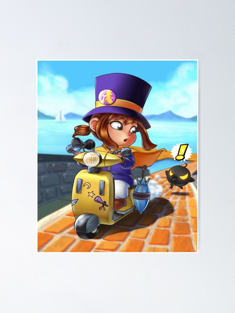 a hat in time video game art Art Print for Sale by mallaksobek