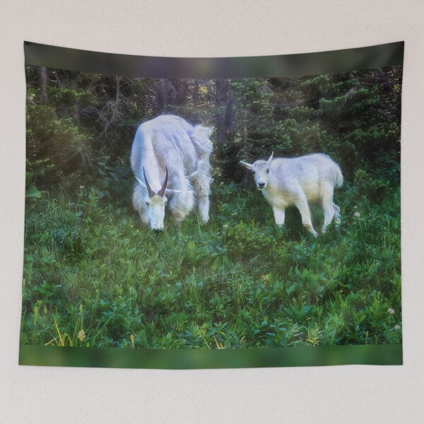 Item preview, Mother and Kid mountain Goats designed and sold by Kathy Weaver.