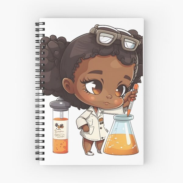 Aperçu de l'œuvre Fille Africaine Future Scientifique créée et vendue par Karen Roach.