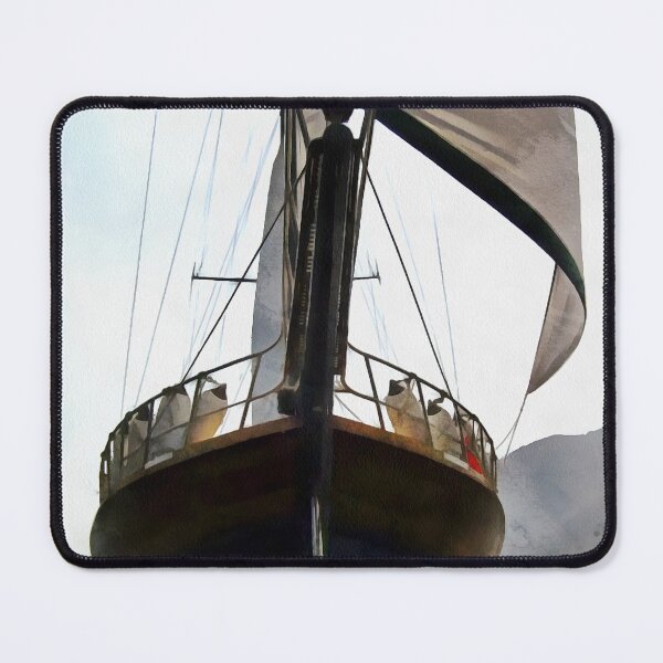 Item preview, Gulet Under Sail Sailing Acrylic Painting designed and sold by taiche.