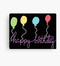 Happy birthday Canvas Print