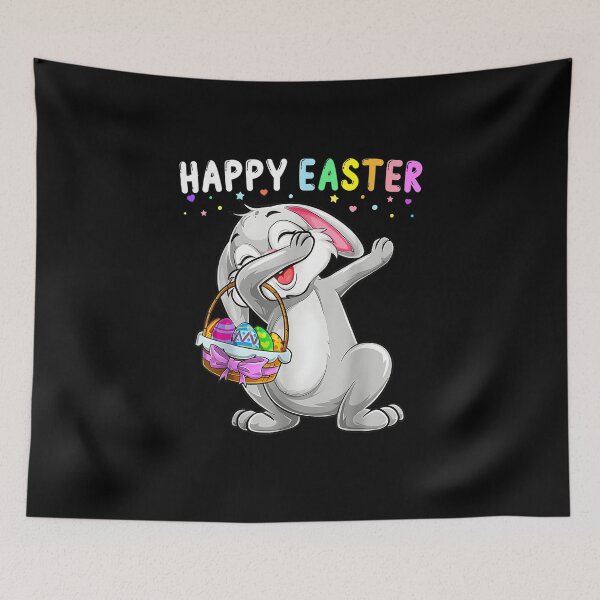 Item preview, Dabbing Rabbit Happy Easter Day Eggs Dab Boys Girls Kids designed and sold by ArtMuni99.