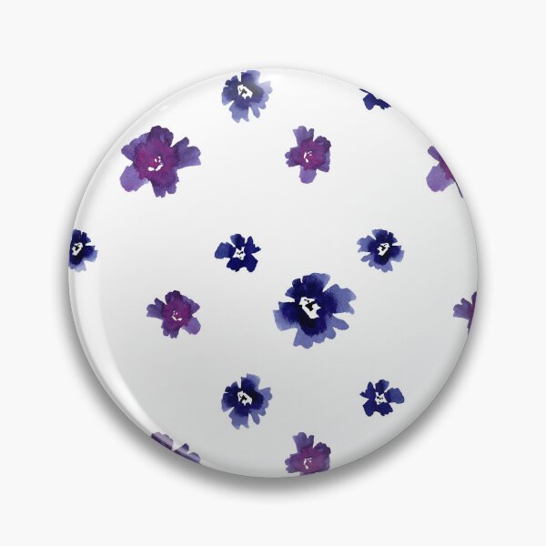Artikelvorschau, Violet viola flower pattern a watercolor sketch entworfen und verkauft von Yana Mustafina | Boho Soulful Designs.