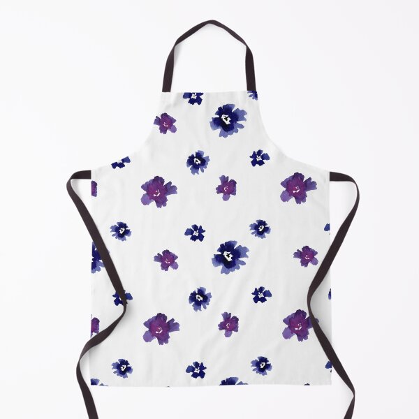 Artikelvorschau, Violet viola flower pattern a watercolor sketch entworfen und verkauft von Yana Mustafina | Boho Soulful Designs.