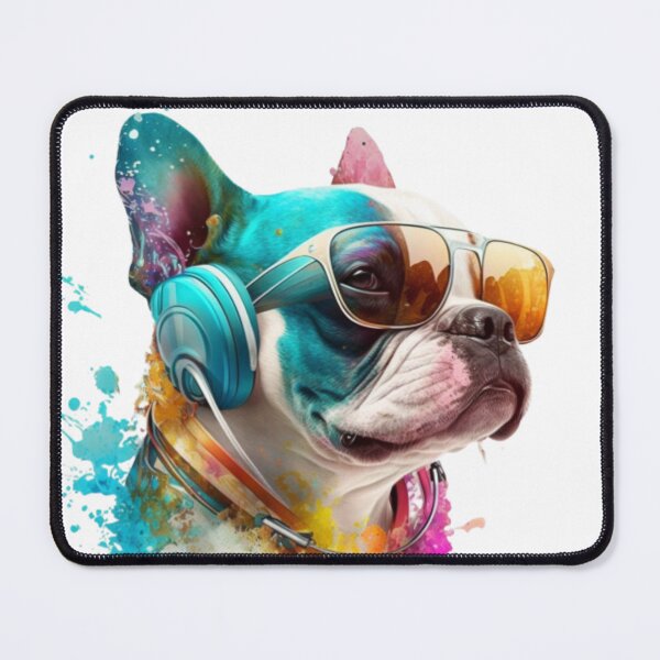 Item preview, Cute happy dog,wearing sunglasses,dog Classic T-Shirt designed and sold by onecreativity.