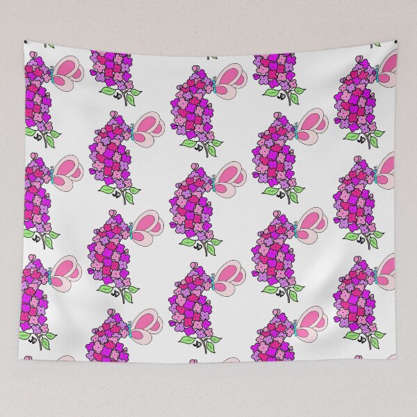 Item preview, Lilacs and Butterflies designed and sold by JoyfulDaisy.