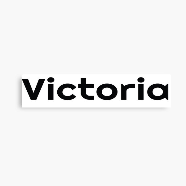 Victoria Mi nombre Nombre Victoria Lienzo