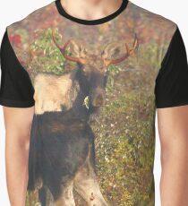 Maine Bull Moose x2 Graphic T-Shirt