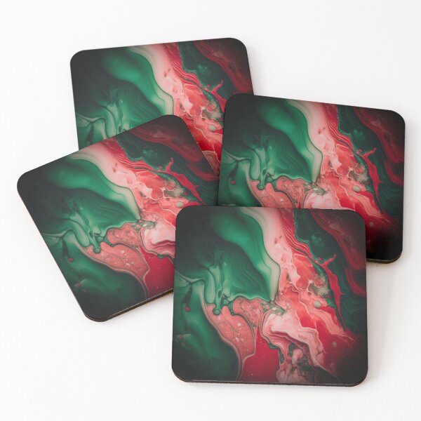 Item preview, Red and green marble texture, quartz designed and sold by SvarunPogani.