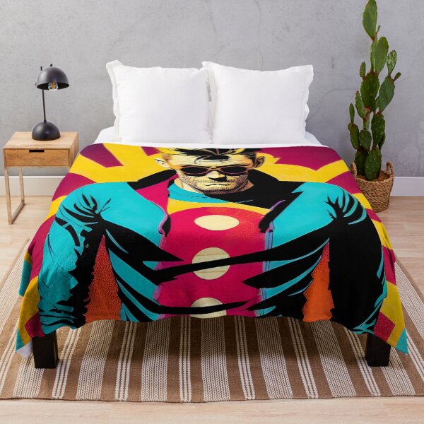 Item preview, 90's inspired comic art, resting superhero  designed and sold by Awesome Things.
