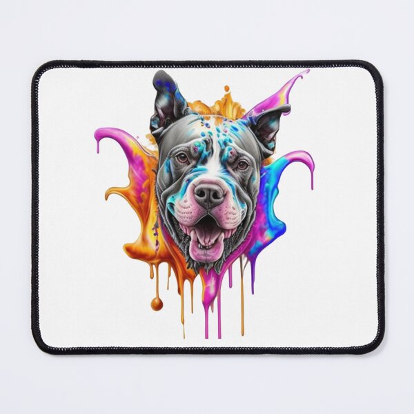 Item preview, Fantastical Roaring American Bully Splash Art - Intricately Detailed in 8K Resolution designed and sold by MediaPOX.