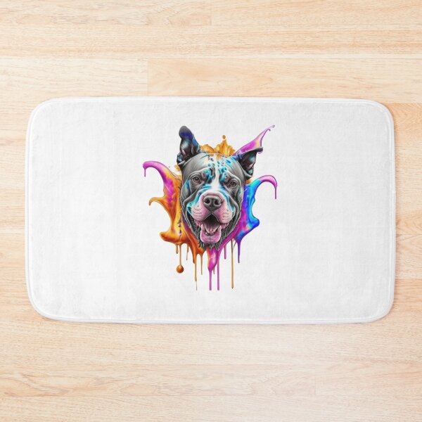 Item preview, Fantastical Roaring American Bully Splash Art - Intricately Detailed in 8K Resolution designed and sold by MediaPOX.