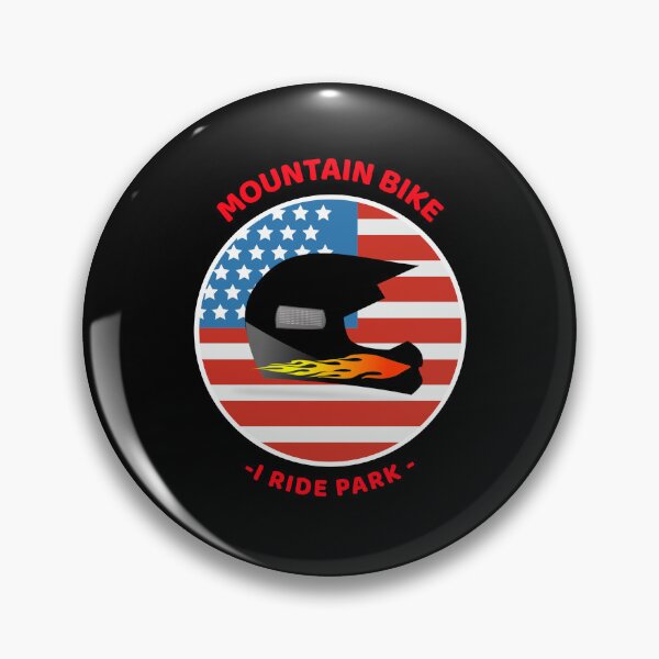 Item preview,  MTB Mountain Bike, freeride i ride park usa flag designed and sold by DARBOL-DESIGN.