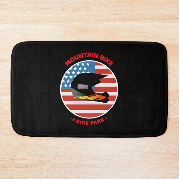 Item preview,  MTB Mountain Bike, freeride i ride park usa flag designed and sold by DARBOL-DESIGN.