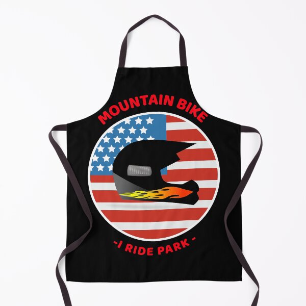 Item preview, MTB Mountain Bike, freeride i ride park usa flag designed and sold by DARBOL-DESIGN.