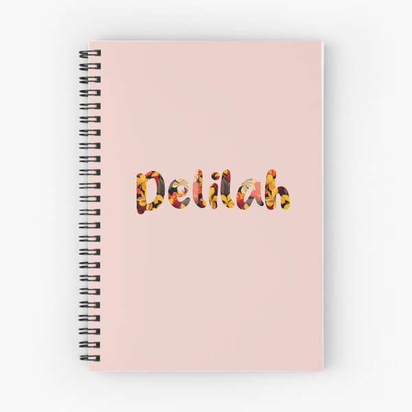 Item preview, Floral Delilah Name : Delilah Name With Flowers  designed and sold by ABCDEmily ©.