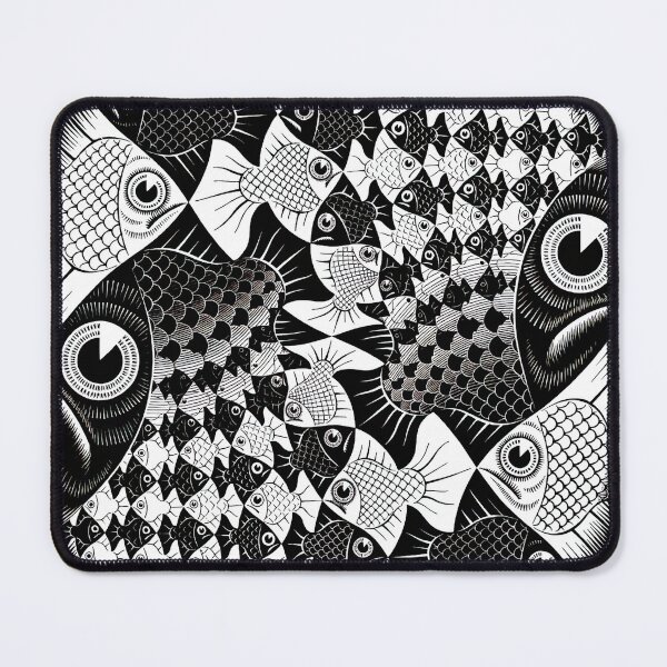Item preview, Escher - fishes and scales designed and sold by funnypixels.