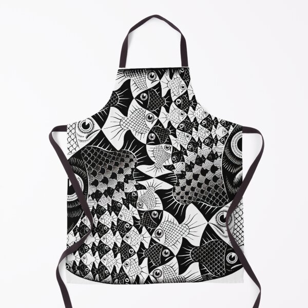 Item preview, Escher - fishes and scales designed and sold by funnypixels.