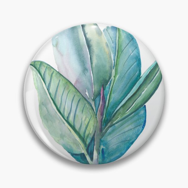 Item preview, Rubber plant, Ficus elastica Watercolour designed and sold by TheArtOfNata.